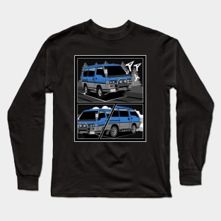 Jdm delica comic style 1 Long Sleeve T-Shirt